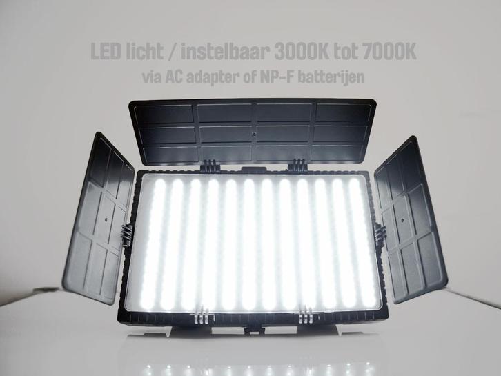3x Bicolor LED lampkit 3000k–>7000k, Audio, Tv en Foto, Fotografie | Fotostudio en Toebehoren, Gebruikt, Ophalen