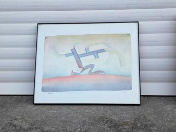 lithographie signe jean michel folon beschikbaar voor biedingen