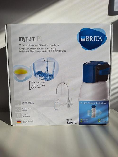 BRITA Filtre eau robinet MyPure P1 + 1 cartouche P1000 Neuf, Maison & Meubles, Cuisine | Ustensiles de cuisine, Neuf, Enlèvement ou Envoi