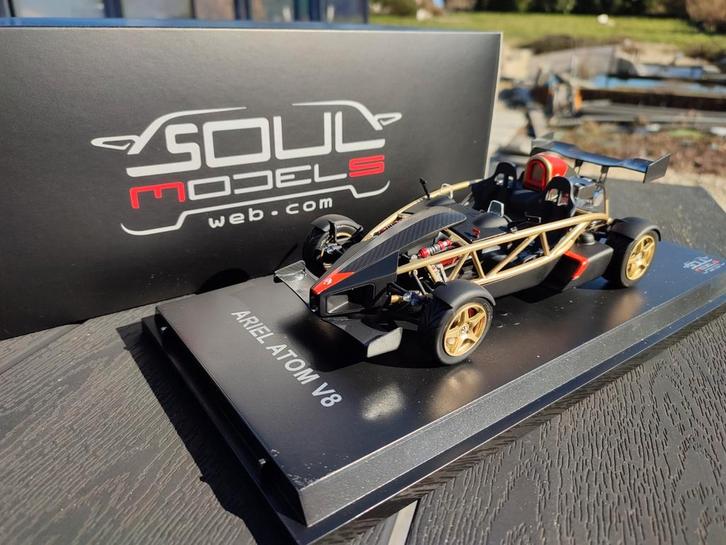 Ariel Atom V8 1/18 soulmodellen, Hobby en Vrije tijd, Modelauto's | 1:18, Zo goed als nieuw, Auto, Overige merken, Ophalen of Verzenden