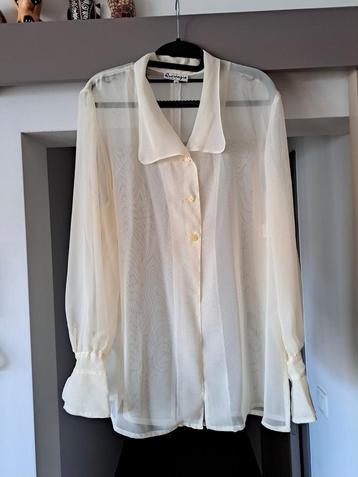 Feestelijke doorschijnende blouse, mt 42 beschikbaar voor biedingen