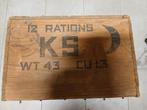 Boîte en bois ration K us ww2, Enlèvement, Armée de l'air, Caisse ou Géocache
