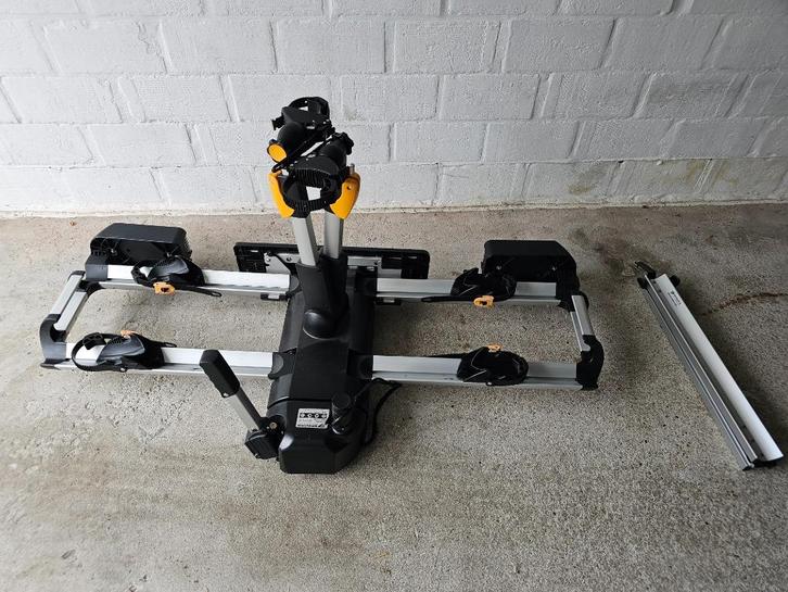 Fietsendrager Spinder XPlorer +, Auto diversen, Fietsendragers, Zo goed als nieuw, Trekhaakdrager, 2 fietsen, Elektrische fiets