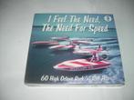 3 CD S - I FEEL THE NEED THE NEED FOR SPEED- NIEUW IN FOLLIE, Ophalen of Verzenden, Nieuw in verpakking, Pop, Boxset