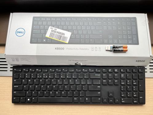 Dell Keyboard KB500 wireless / clavier sans fil QWERTY - US, Computers en Software, Toetsenborden, Zo goed als nieuw, Qwerty, Draadloos