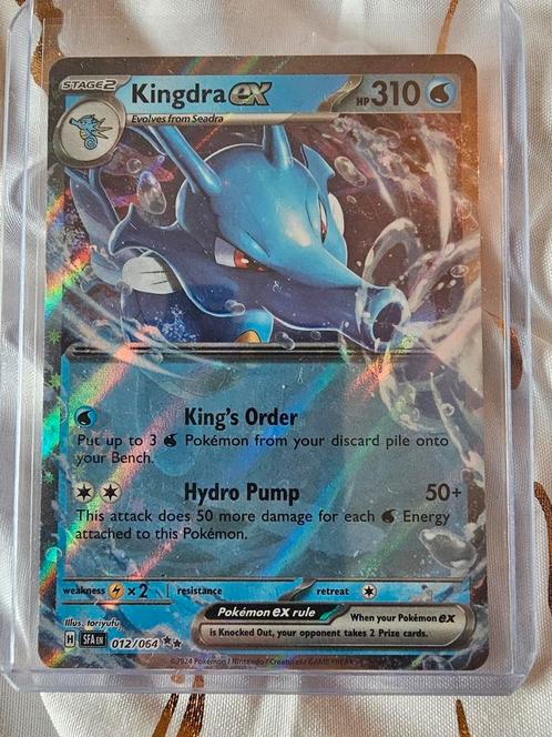 Kingdra ex SFA 012/064, Hobby & Loisirs créatifs, Jeux de cartes à collectionner | Pokémon, Comme neuf, Enlèvement ou Envoi