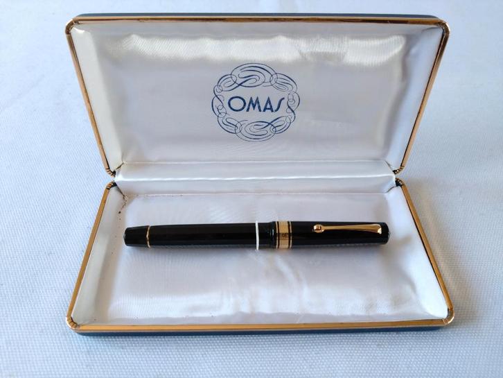 OMAS Milord 18K/750 gouden M-Nib, Verzamelen, Pennenverzamelingen, Zo goed als nieuw, Vulpen, Overige merken, Met doosje, Ophalen of Verzenden