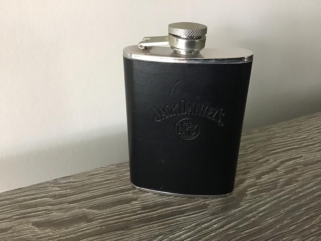 Heupfles Whisky Jack Daniël’s, Ophalen of Verzenden, Gebruikt