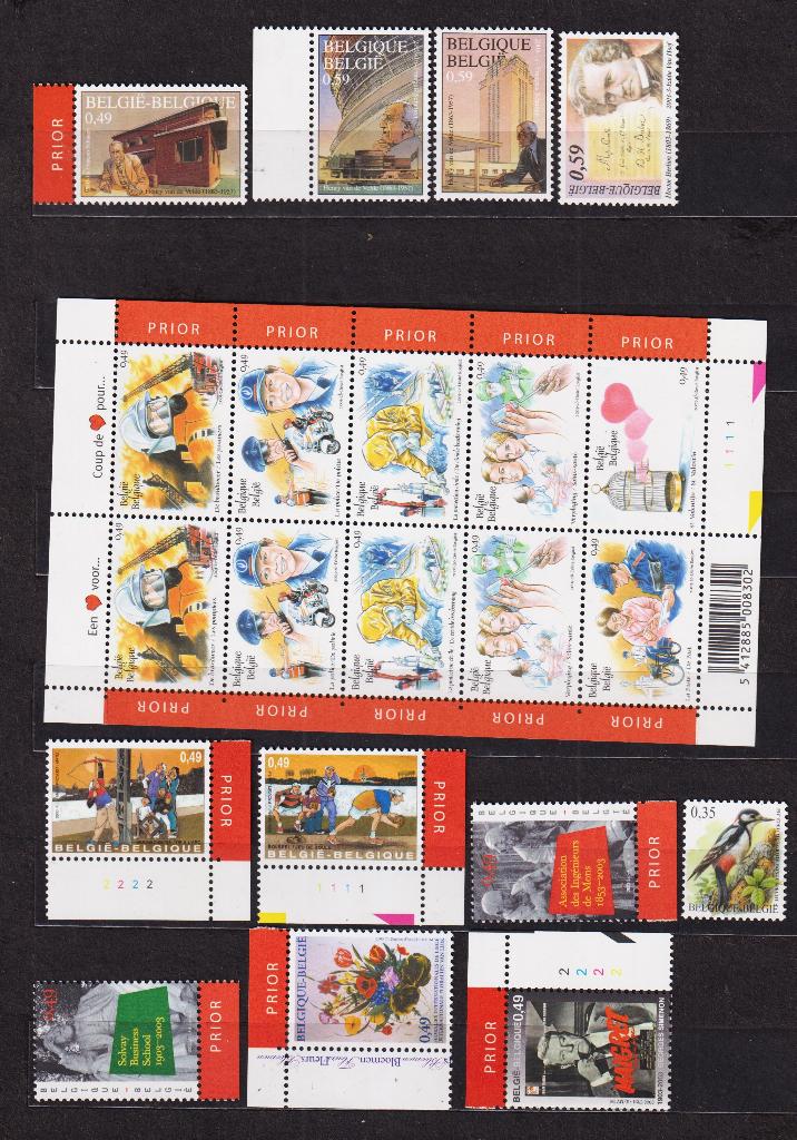 België 2003 **, Postzegels en Munten, Postzegels | Europa | België, Postfris, Postfris, Verzenden