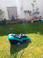 Tondeuse a gazon bosch rotak 34 électrique impeccable, Ophalen, Cirkelmaaier, Elektrische grasmaaier, Zo goed als nieuw