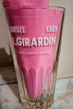 Glas Gueuze- Kriek  L. Girardin St. Ulriks Kapelle, Verzamelen, Ophalen of Verzenden, Zo goed als nieuw, Bierglas