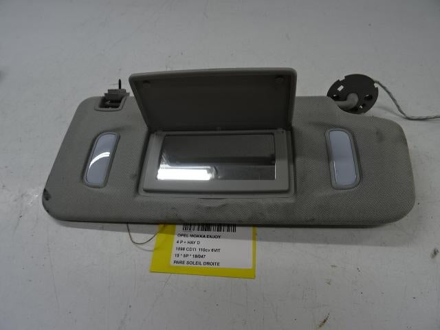 PARE-SOLEIL DROIT Opel Mokka / Mokka X (01-2012/12-2016), Utilisé, Opel