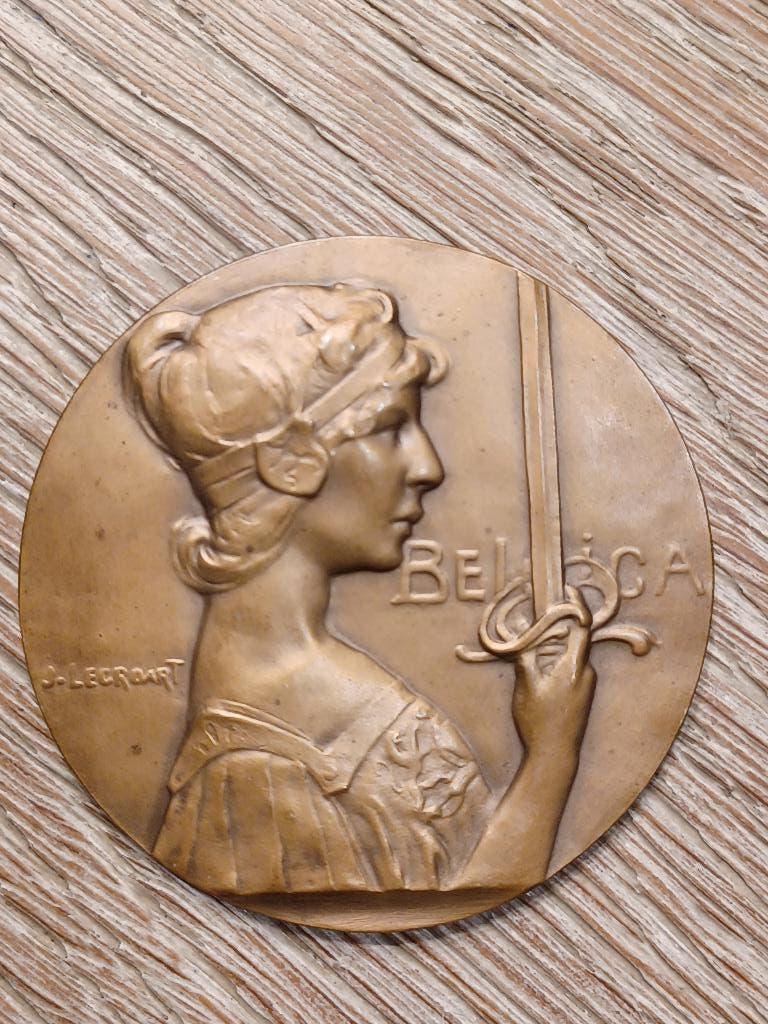 wo1 medaille 1914 /15 vaincre ou mourir, Ophalen of Verzenden, Overige soorten, Lintje, Medaille of Wings