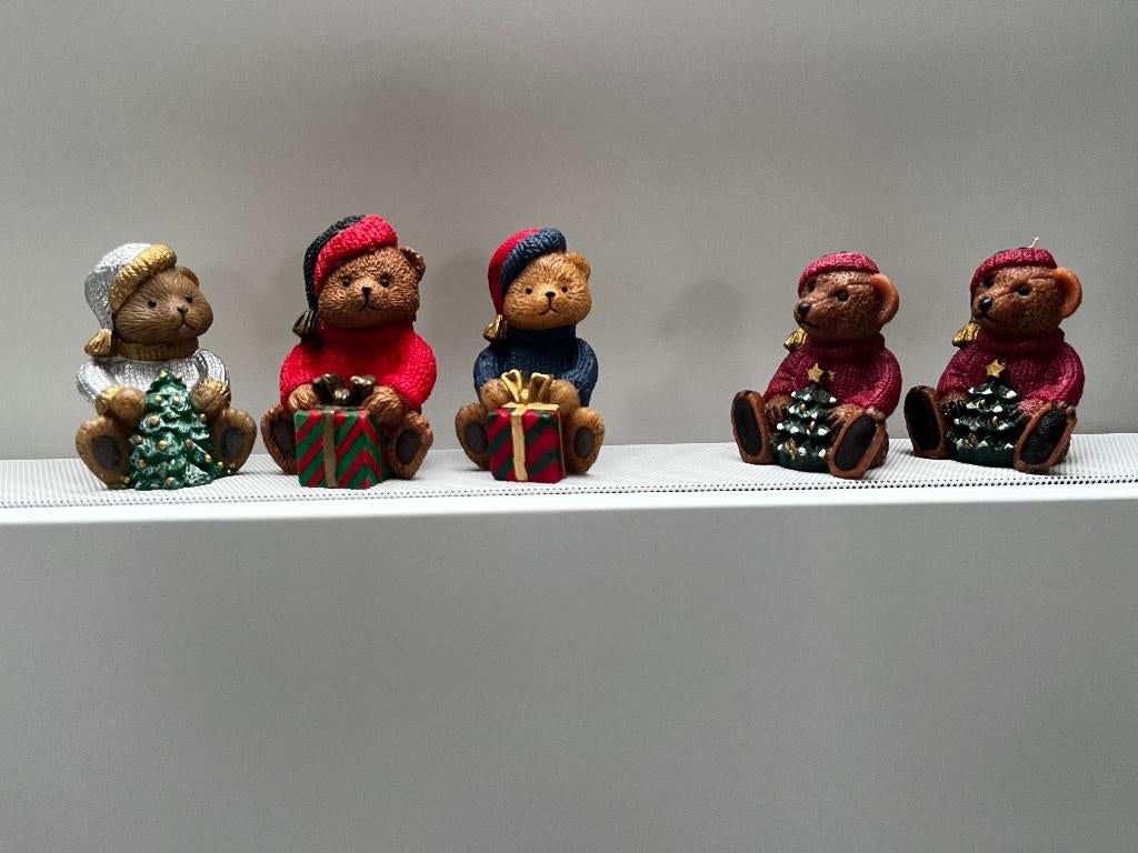 Collection de bougies avec ours, Collections, Enlèvement, Comme neuf, Autres types