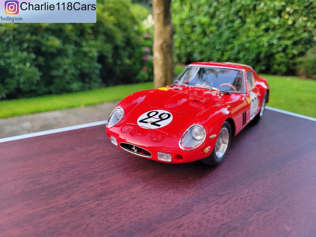 CMC 1/18 Ferrari 250 GTO #22 24h France 1962, Hobby en Vrije tijd, Ophalen of Verzenden, Nieuw