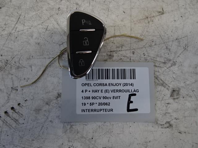 COMMUTATEUR Opel Corsa E (01-2014/-) (39031631), Autos : Pièces & Accessoires, Tableau de bord & Interrupteurs, Opel, Utilisé