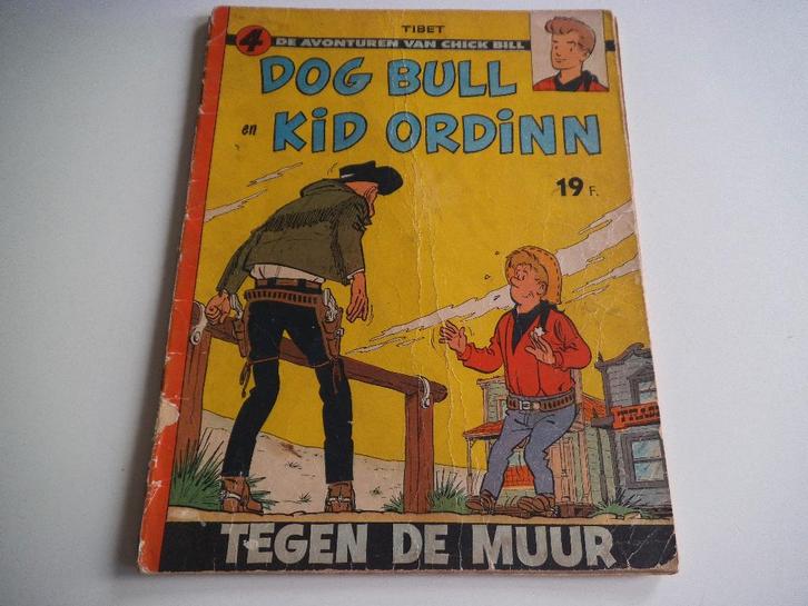 Chick Bill 4 Tegen de muur 1959, Boeken, Stripverhalen, Gelezen, Eén stripboek, Ophalen of Verzenden