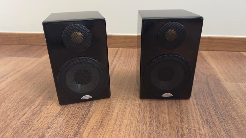 2 boîtiers Monitor Radius 90, TV, Hi-fi & Vidéo, Enlèvement, Comme neuf, Subwoofer