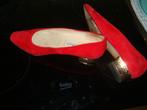 Vintage damesschoenen, Kleding | Dames, Schoenen, Ophalen, Zo goed als nieuw, Rood