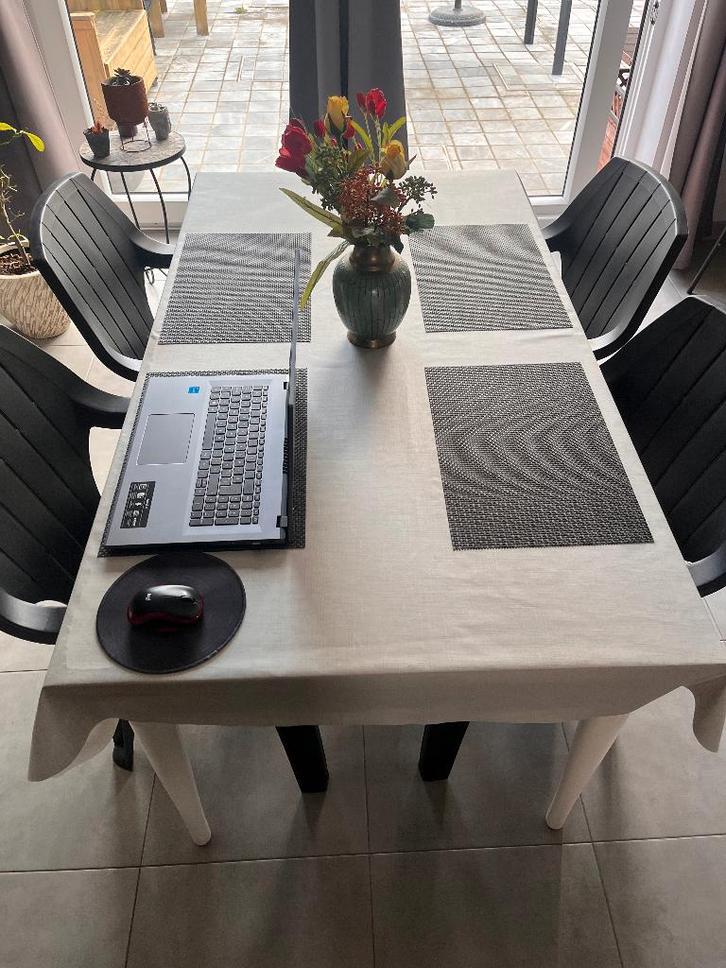 Table IKEA ROSENTORP, Maison & Meubles, Chaises, Utilisé, Une, Bois, Blanc, Enlèvement