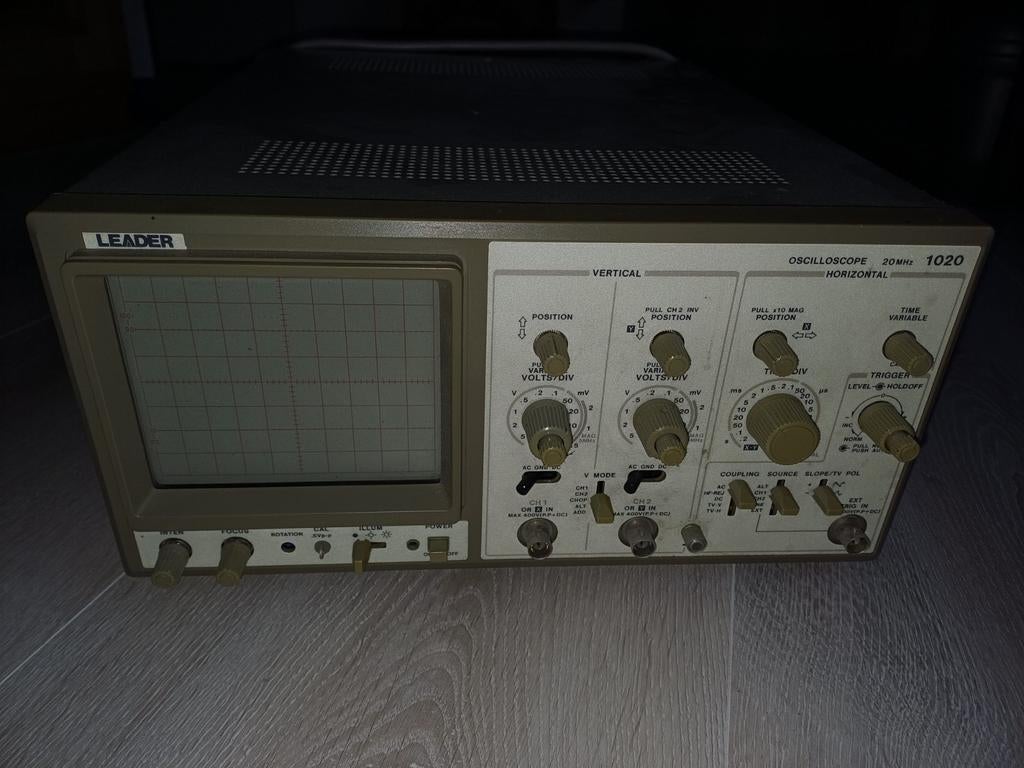 Oscilloscoop Leader LS 1020, Ophalen