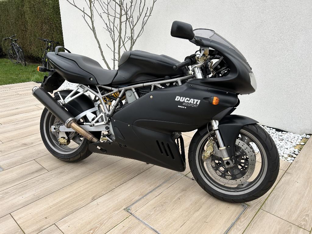 Ducati Sport 900 cc noir mat à vendre, Motos, Permis Moto A, Occasion, Plus de 35 kW, 2 cylindres