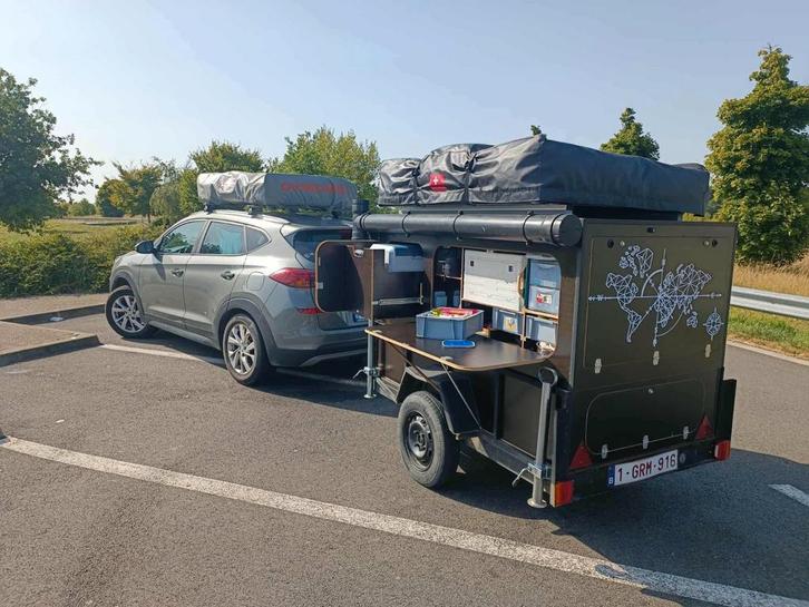 Remorque aménagée sur mesure, Autos : Divers, Remorques, Enlèvement