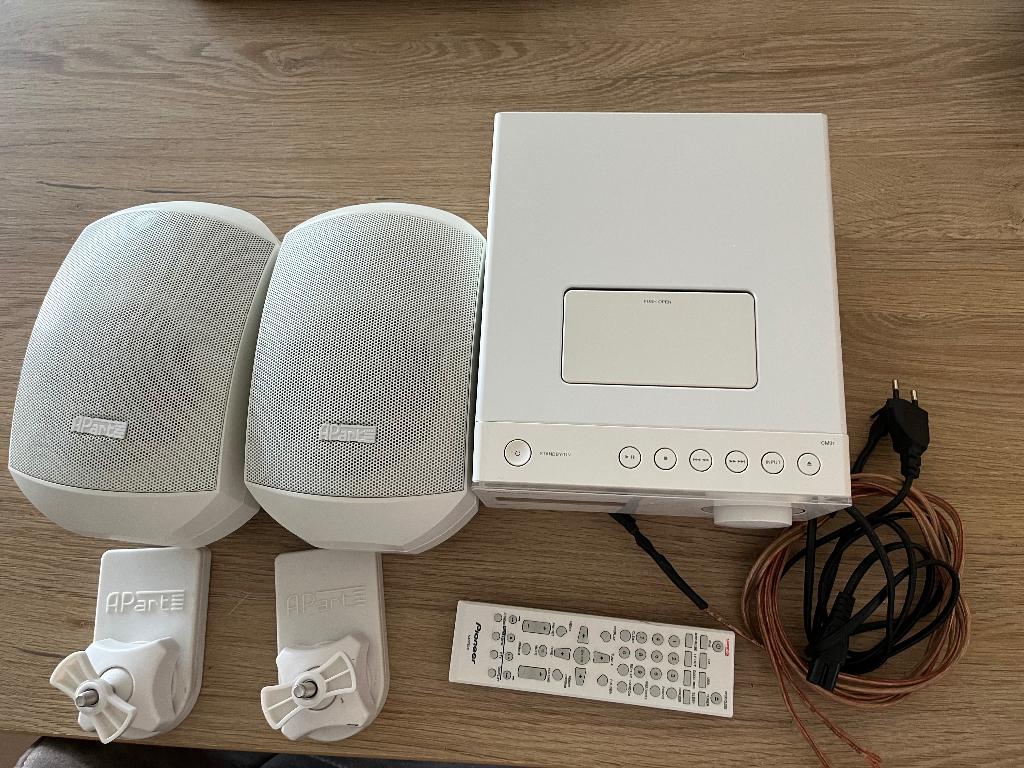 Radio - cd speler en 2 boxen, Audio, Tv en Foto, Cd-spelers, Ophalen, Gebruikt, Pioneer