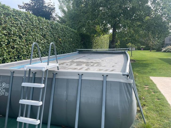 Intex Ultra Frame Zwembad 732 X 366 X 132 Cm, Tuin en Terras, Zwembaden, Gebruikt, Opzetzwembad, 120 cm of meer, 400 cm of meer