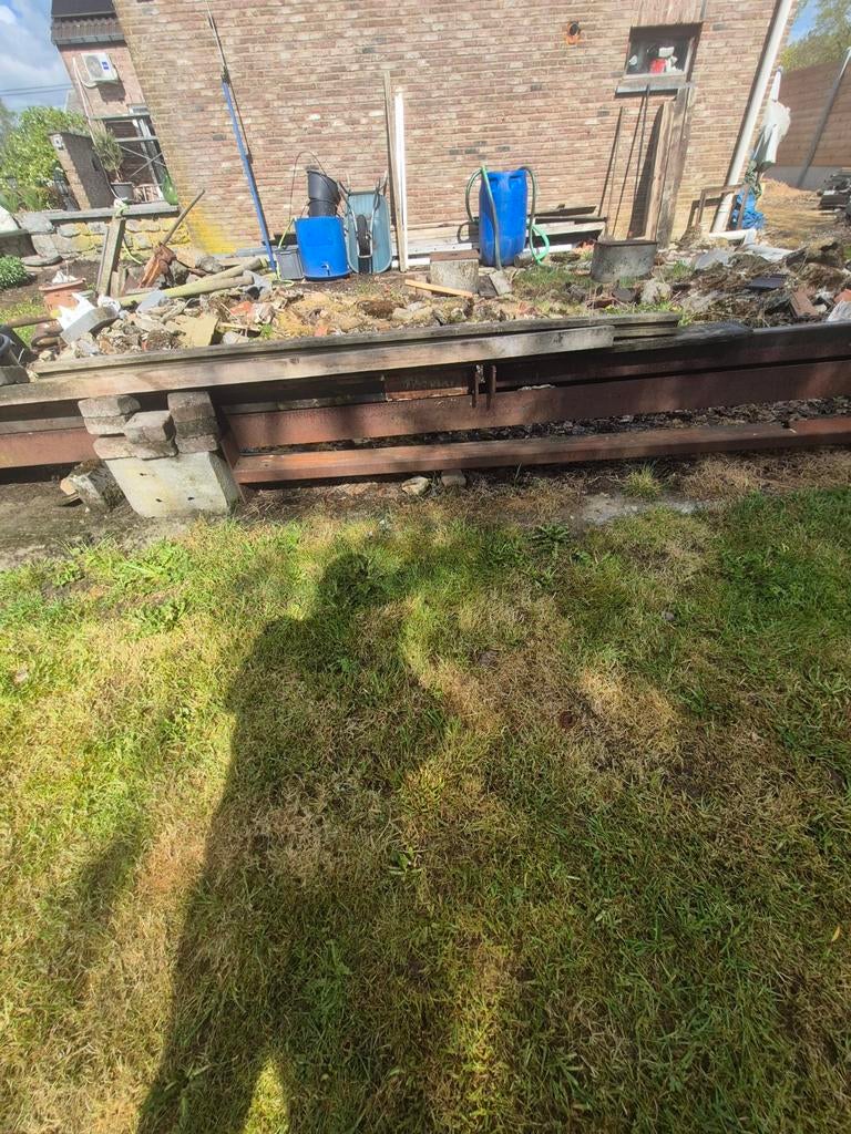 Prachtige ijzeren truss van 14x14x6,20 lengte, Ophalen of Verzenden