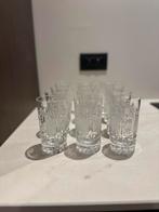 12 kristallen glazen, Verzamelen, Glas en Drinkglazen, Ophalen, Zo goed als nieuw