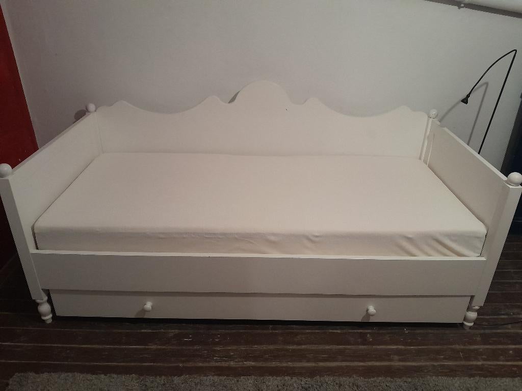 Bopita 1p bed met schuif, Huis en Inrichting, Slaapkamer | Bedden, Ophalen, Gebruikt, 90 cm, Eenpersoons