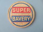 oud bierviltje Super Bavery, Enlèvement ou Envoi, Comme neuf, Sous-bock, Autres marques