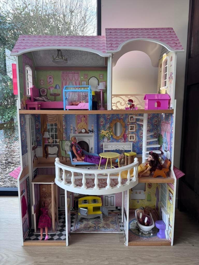 Poppenhuis, Kinderen en Baby's, Ophalen, Zo goed als nieuw, Poppenhuis