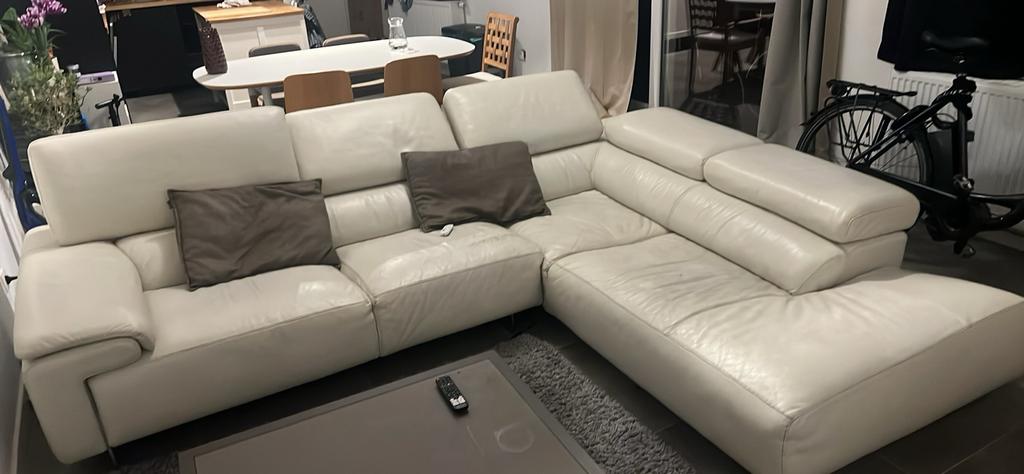 Zetel wit, Huis en Inrichting, Ophalen, Zo goed als nieuw