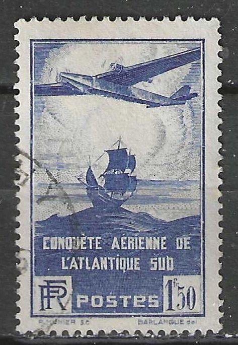 France 1936 - Yvert 320 - Survol de l'océan (ST), Envoi, Affranchi