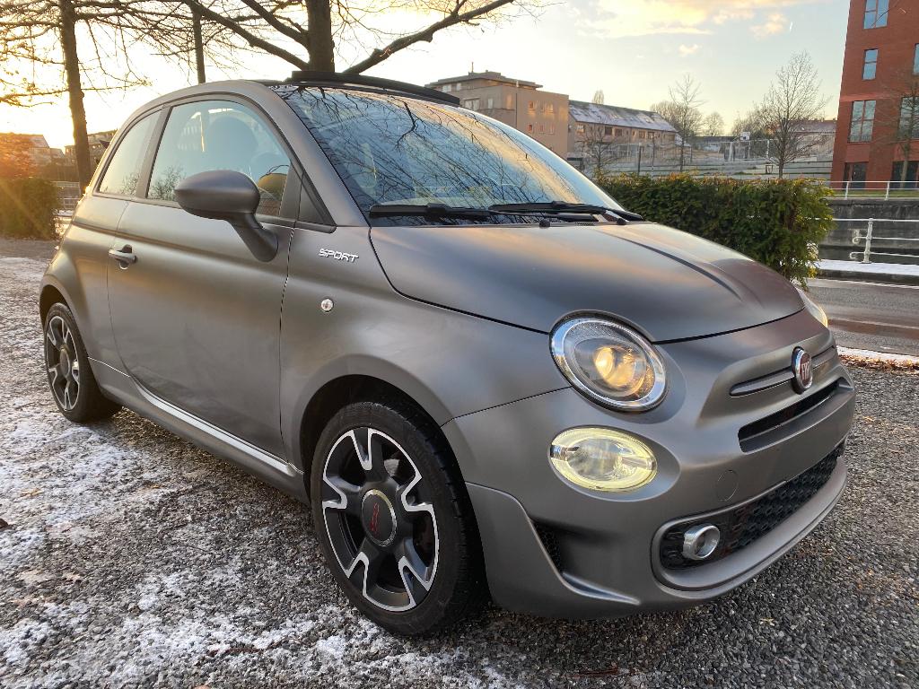 Fiat 500C 2021 kit Abarth hybrid sport cabrio full option, Achat, Euro 6, Cabriolet, Boîte manuelle