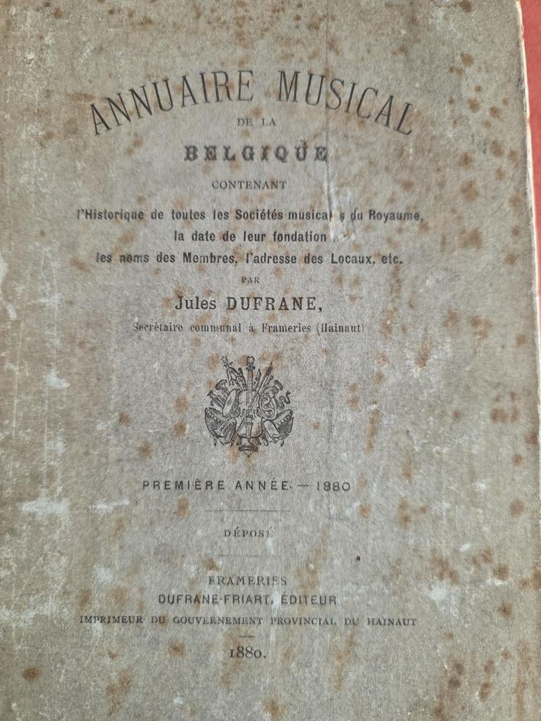 Vieux livre annuaire musical, Antiquités & Art, Enlèvement
