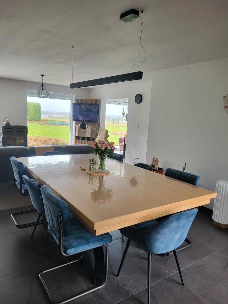 Biljart/eettafel Spider 7ft, Huis en Inrichting, Tafels | Eettafels, Zo goed als nieuw, Vijf personen of meer, Rechthoekig, Ophalen