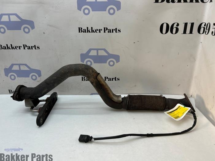 Uitlaat voorpijp van een Volkswagen Scirocco, Auto-onderdelen, Uitlaatsystemen, Volkswagen, Gebruikt, 3 maanden garantie