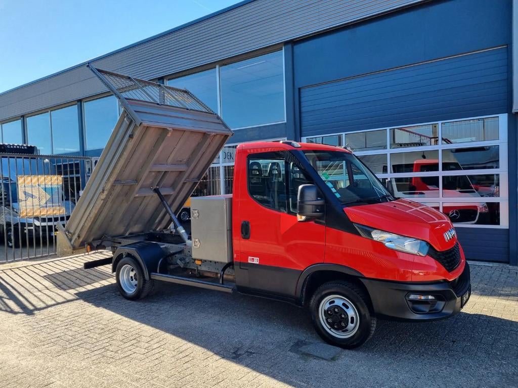 Iveco Daily 35C12 116pk Stalen Kipper GVW 3500kg Euro 6, Auto's, Bestelwagens en Lichte vracht, Achterwielaandrijving, Euro 6
