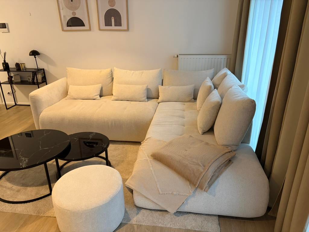 Canapé d’angle parfait état, Maison & Meubles, Enlèvement, Comme neuf, Tissus