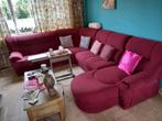 Salon d'angle 6 places + méridienne, Huis en Inrichting, Zetels | Zetels, Ophalen, Overige maten, Velours, Hoekbank