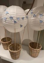 Lot 2 centres table fleurs baptême anniversaire montgolfière, Enlèvement, Comme neuf