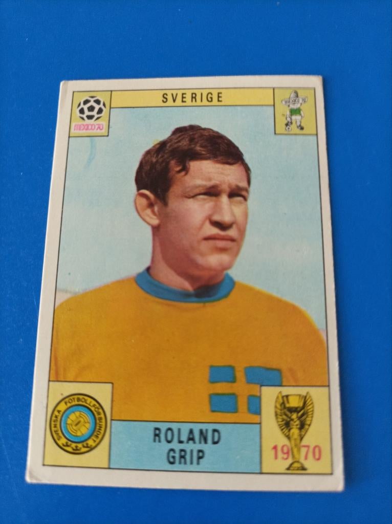 Panini Mexico 70 Suède Roland Grip, Hobby & Loisirs créatifs, Autocollants & Images, Enlèvement ou Envoi