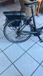 Electrische damesfiets maat 55 ook voor mannen, 47 tot 51 cm, Ophalen, Zo goed als nieuw, 50 km per accu of meer