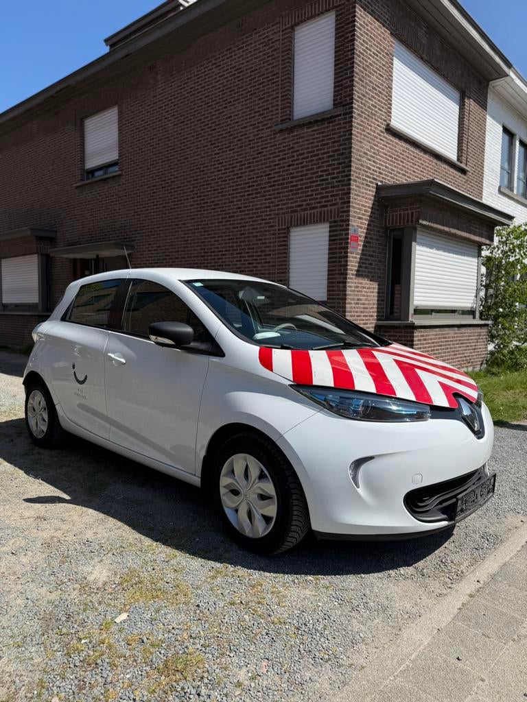 Renault Zoe / Elektrisch / lichte vracht / inc battery, Auto's, Automaat, Wit, Leder, 2 zetels