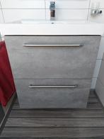 Meuble de salle de bain + miroir, 25 à 50 cm, Moins de 100 cm, Meuble lavabo, Comme neuf