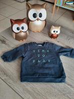 Pull/trui/sweater met opschrift time to play Feliz maat 62, Kinderen en Baby's, Babykleding | Maat 62, Ophalen of Verzenden