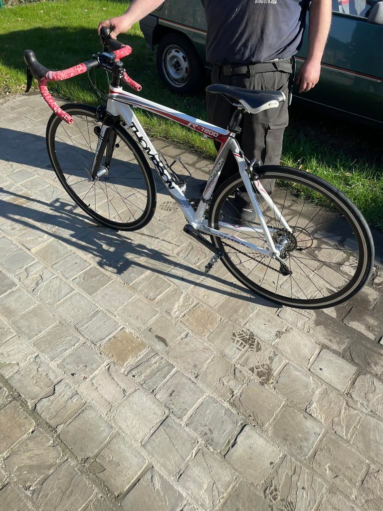 Thompson koersfiets racefiets maat 52, Fietsen en Brommers, Gebruikt, 26 inch, Aluminium, 49 tot 53 cm